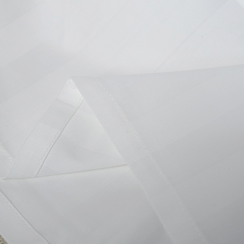 50% bomuld 50% polyester 250tc satin stribet hvidt boutique hotel sengeplader forsyning 50% bomuld 50% polyester 250tc satin stribet hvidt boutique hotel sengeplader forsyning