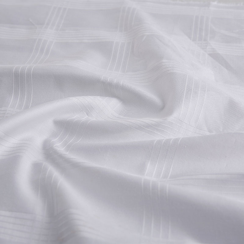Jacquard 300t Cotton Hotel Textile Sheet Stof