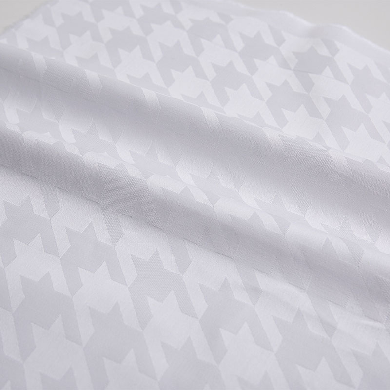 Bomuld satin jacquard hotel sengetøj ark stof